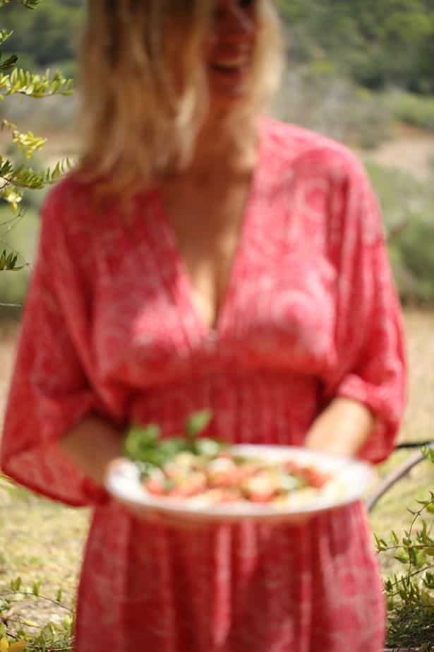 Wassermelonen-Gurken-Salat