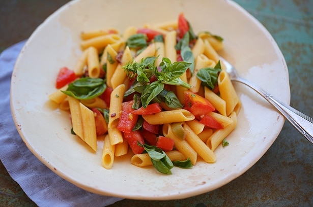 Penne mit roher Tomatensauce | | Wellcuisine