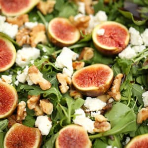 Feigen-Rucola-Salat