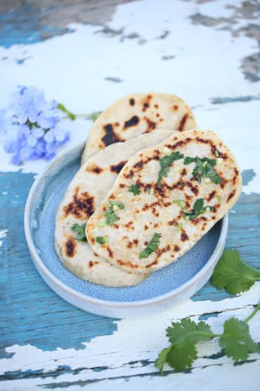 Glutenfreie Naan-Brote