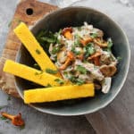 Polentasticks mit Pilzragout