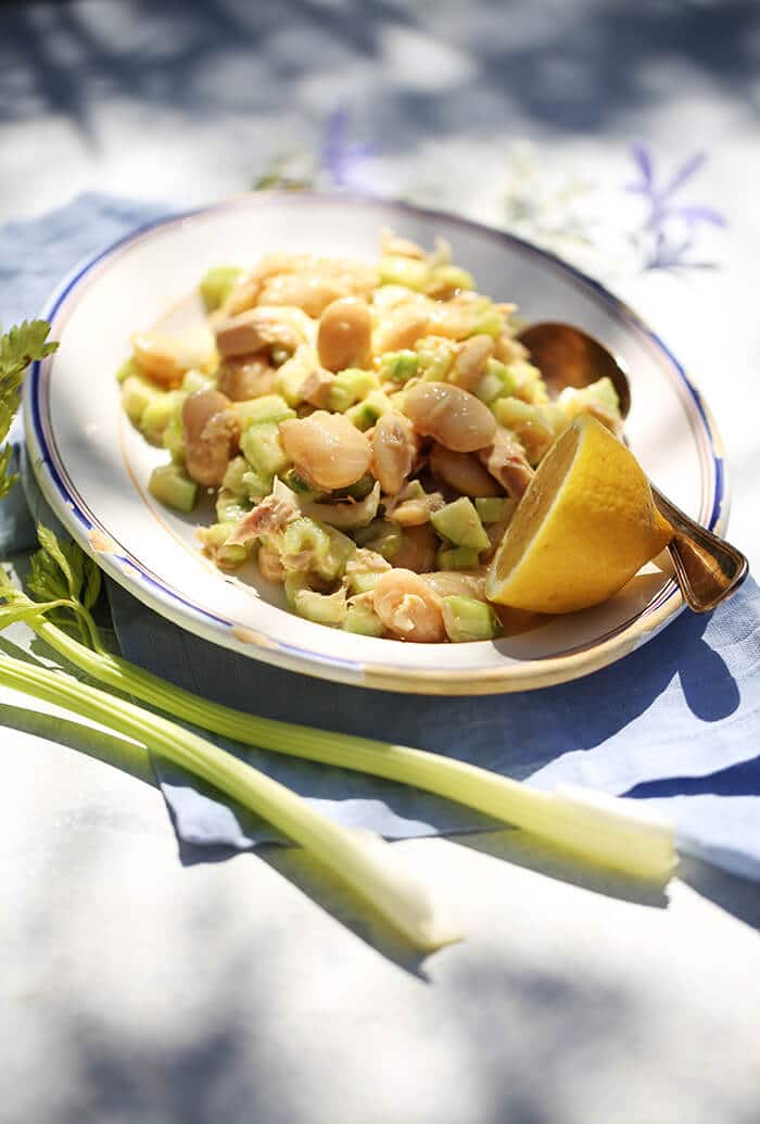 Dicker Bohnen-Thunfisch-Salat